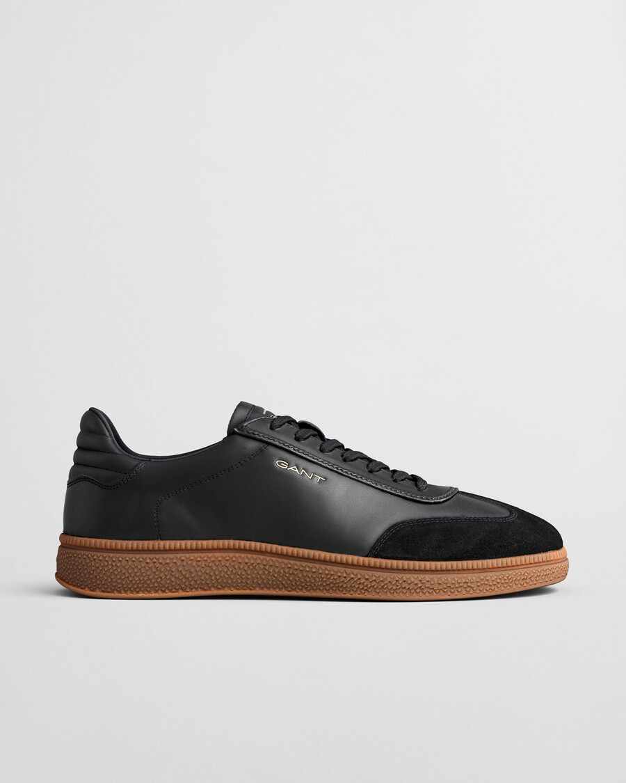 cuzmo leather sneakers - black