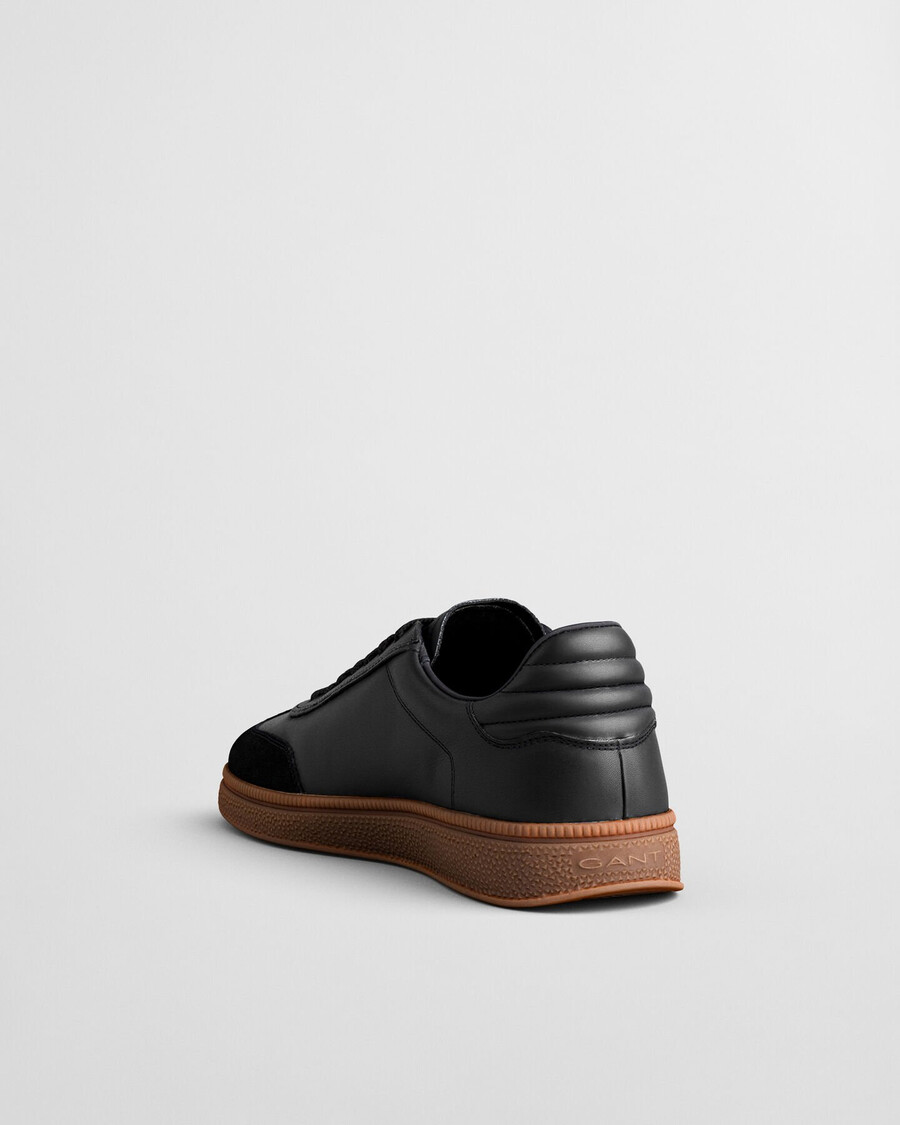 cuzmo leather sneakers - black
