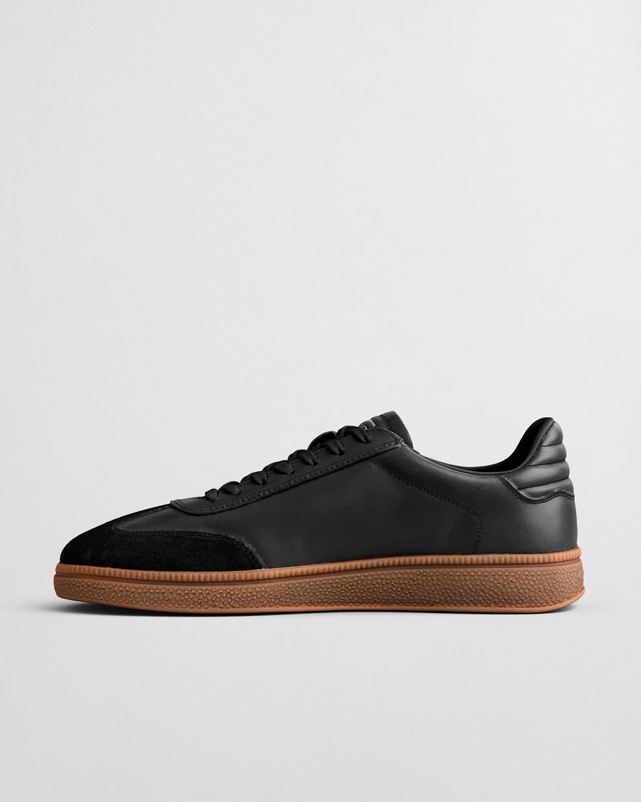 cuzmo leather sneakers - black