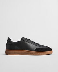 cuzmo leather sneakers - black