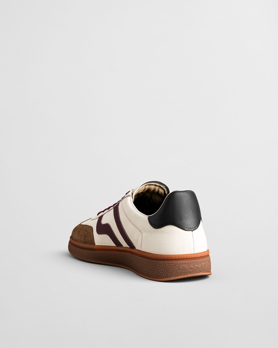 cuzmo leather sneakers - linen