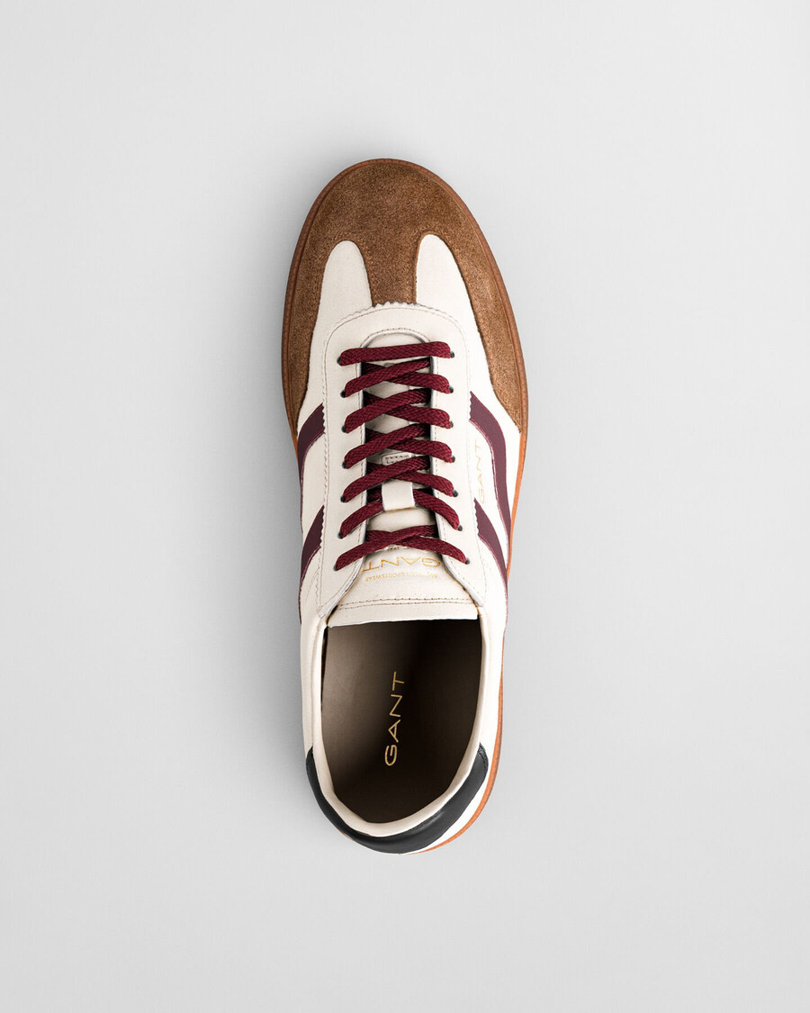 cuzmo leather sneakers - linen