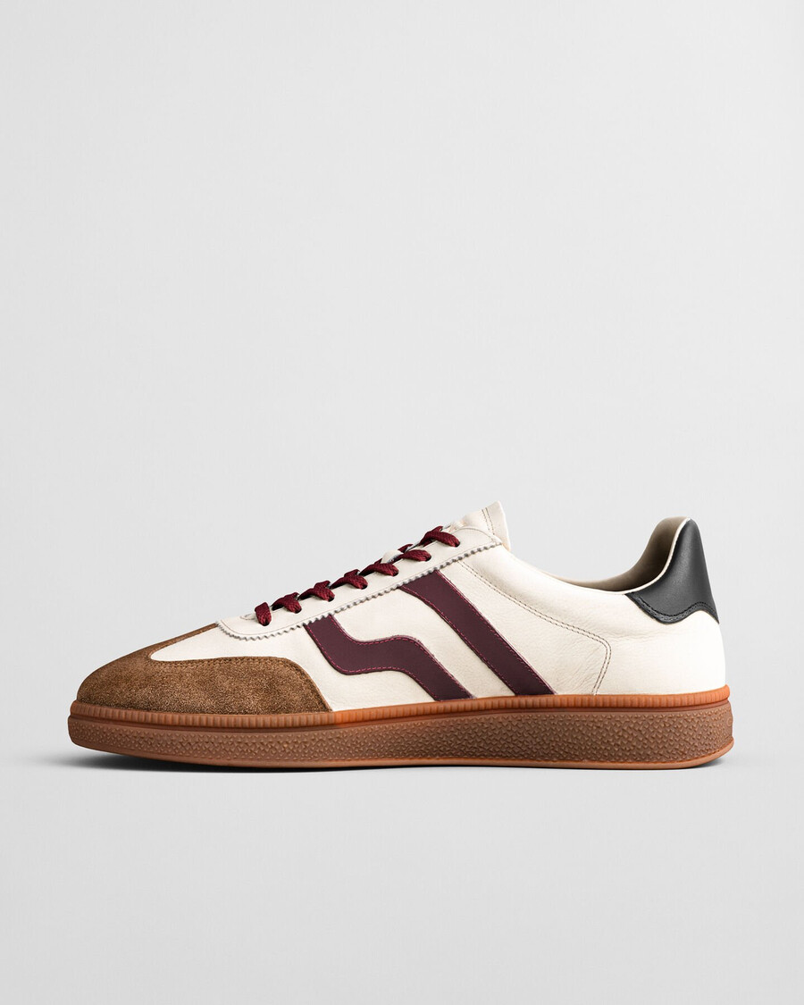cuzmo leather sneakers - linen