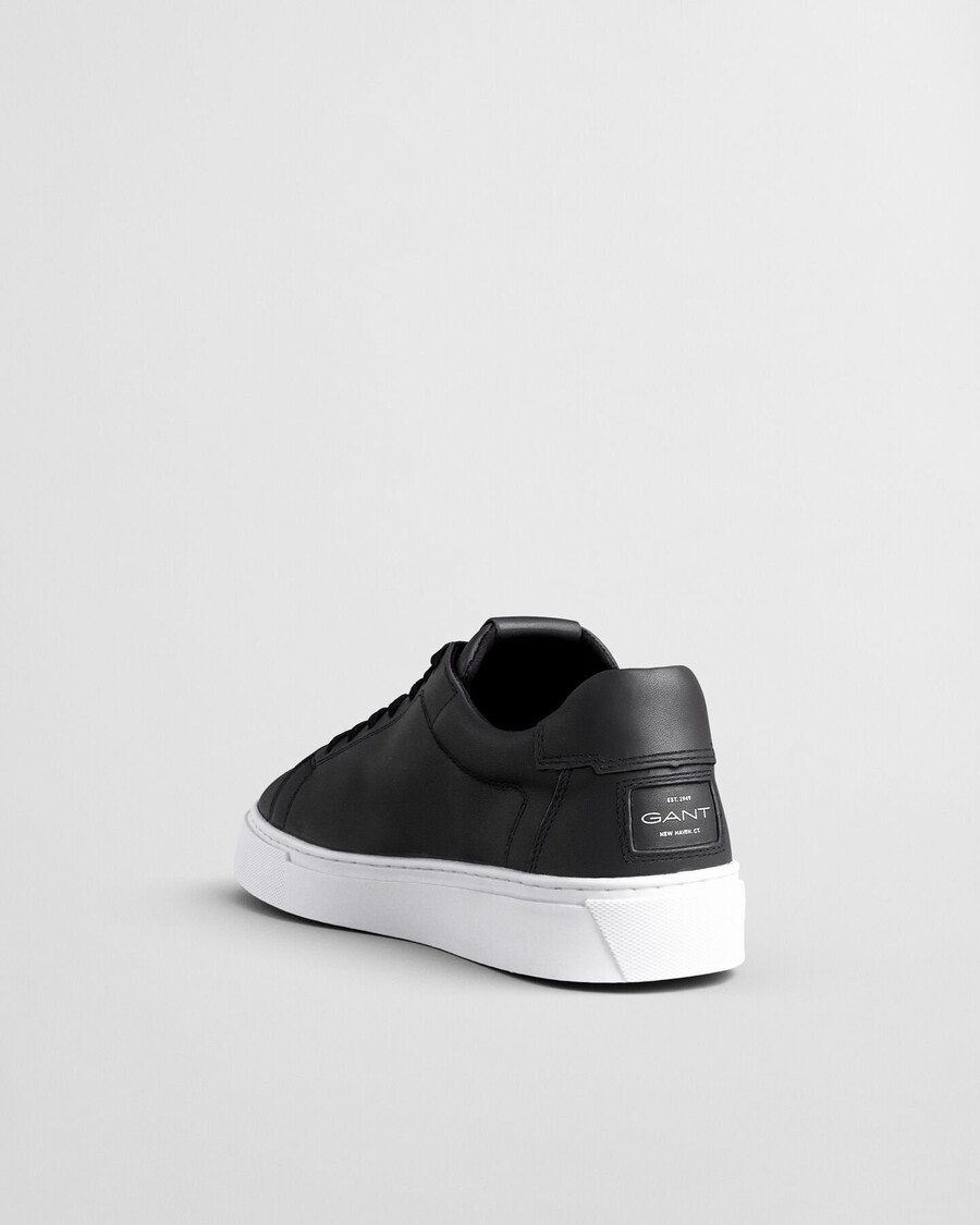 mcjulien leather sneakers - black white