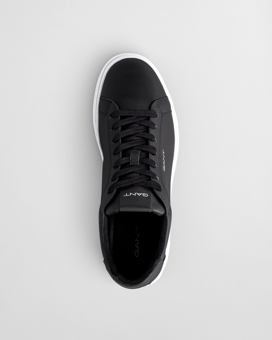 mcjulien leather sneakers - black white