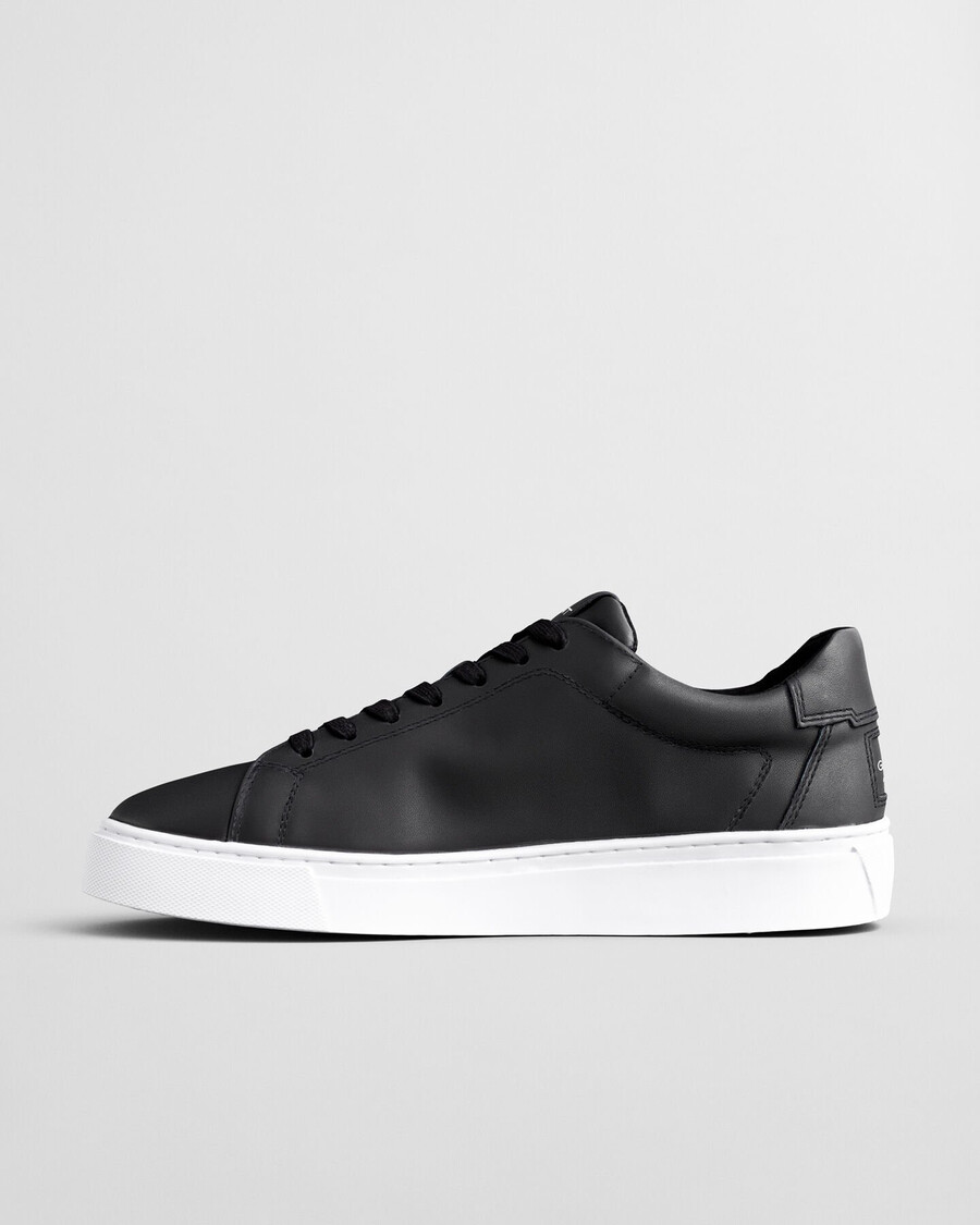 mcjulien leather sneakers - black white