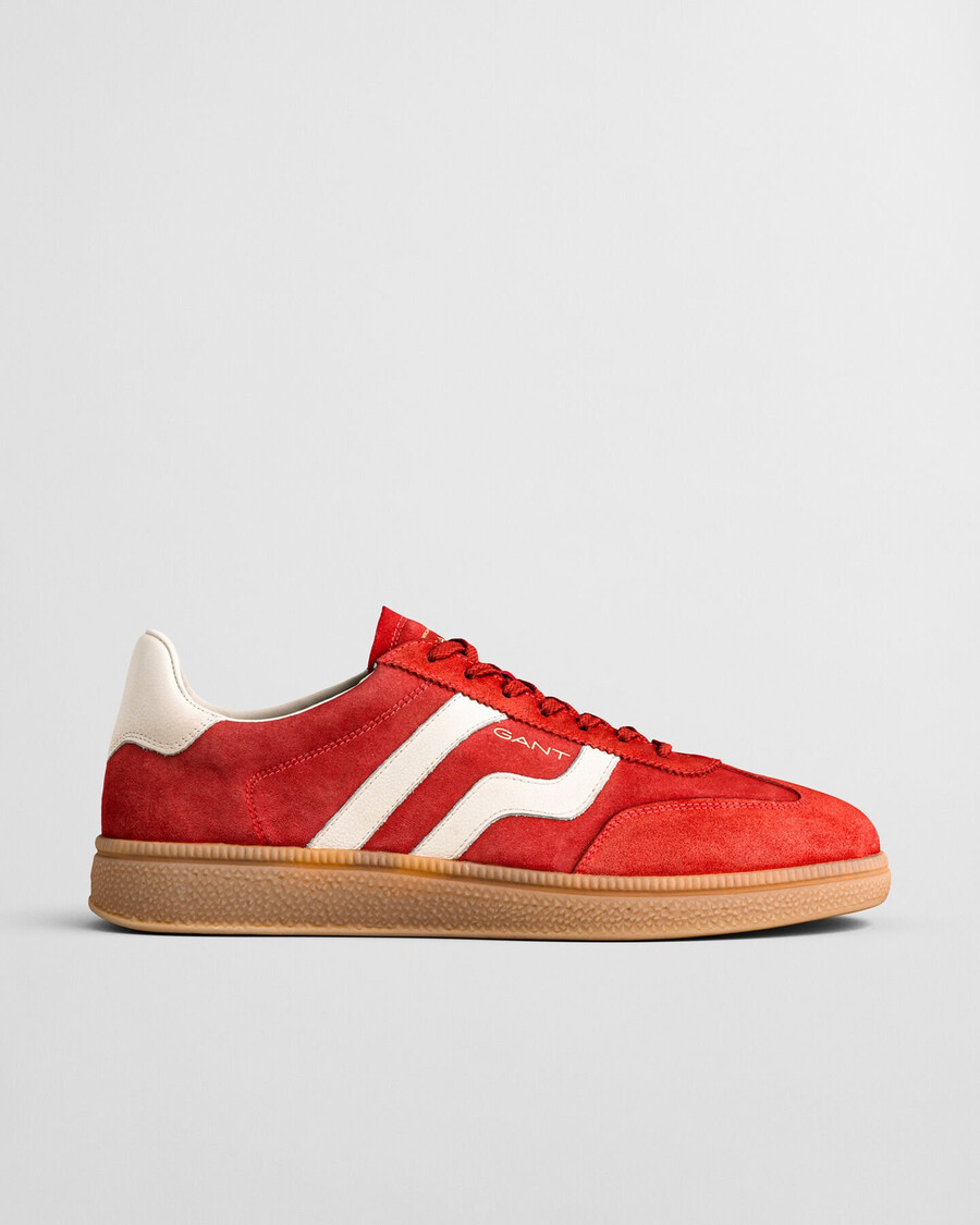 cuzmo suede sneakers - bold red