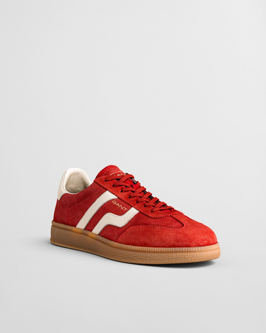 cuzmo suede sneakers - bold red