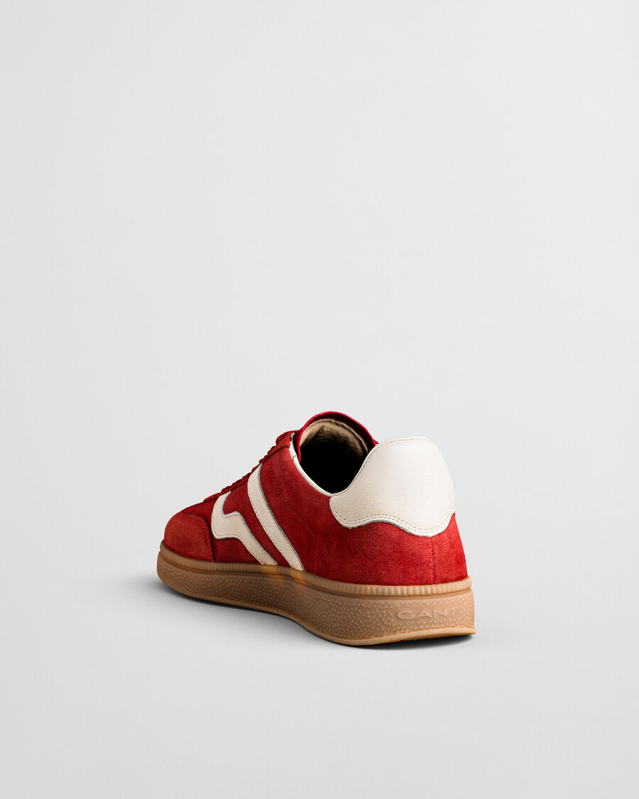 cuzmo suede sneakers - bold red