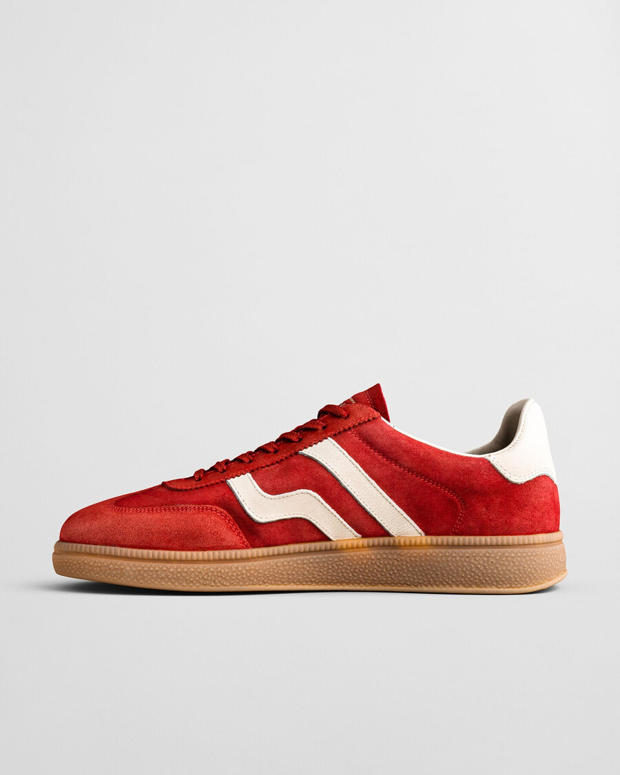 cuzmo suede sneakers - bold red