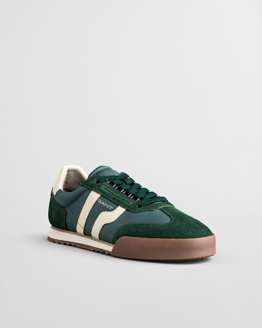 baylle suede sneakers - pine green