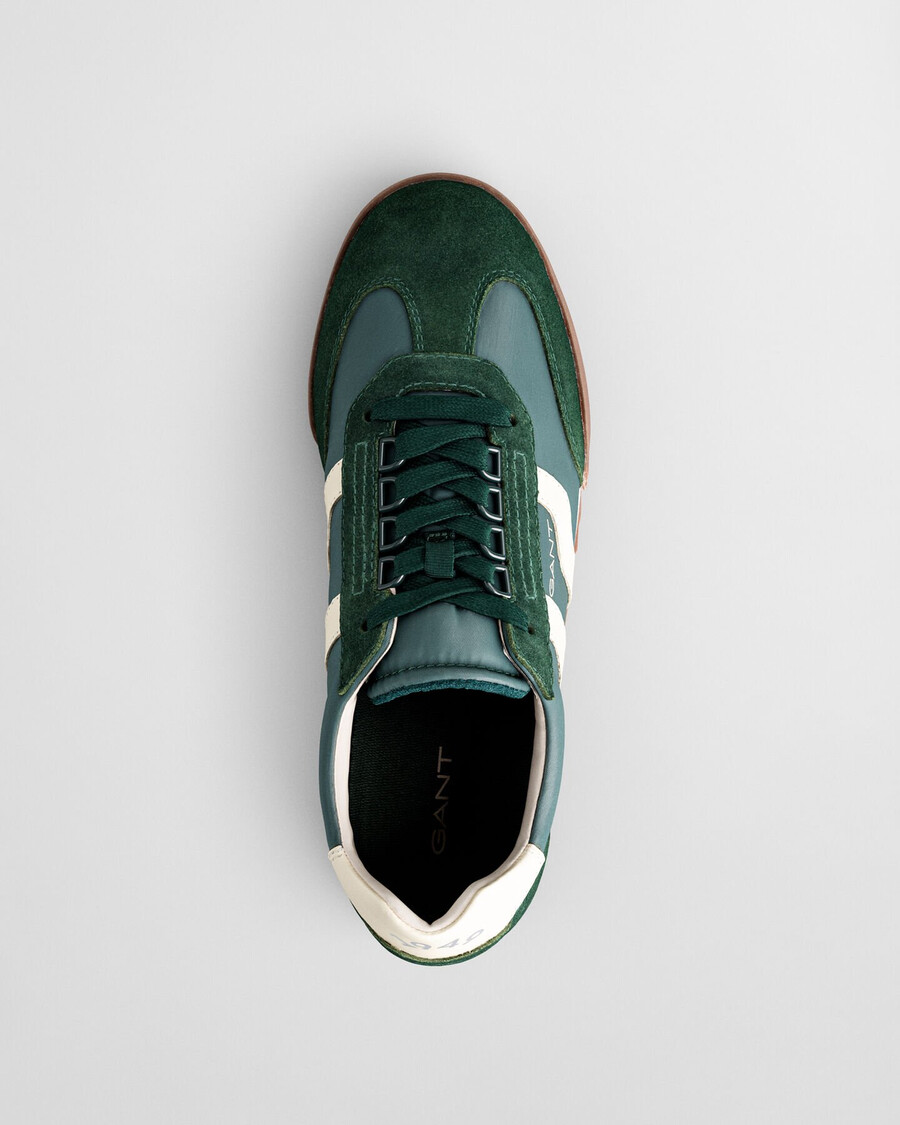 baylle suede sneakers - pine green