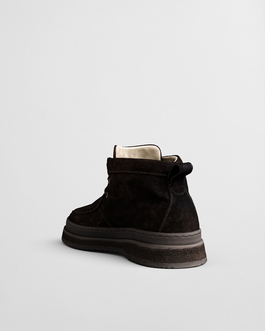 blistown suede boots - dark brown