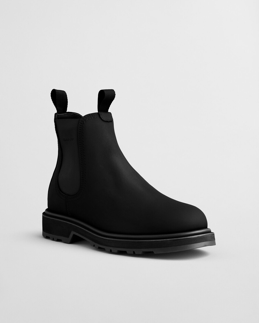 blisdor leather chelsea boots - black