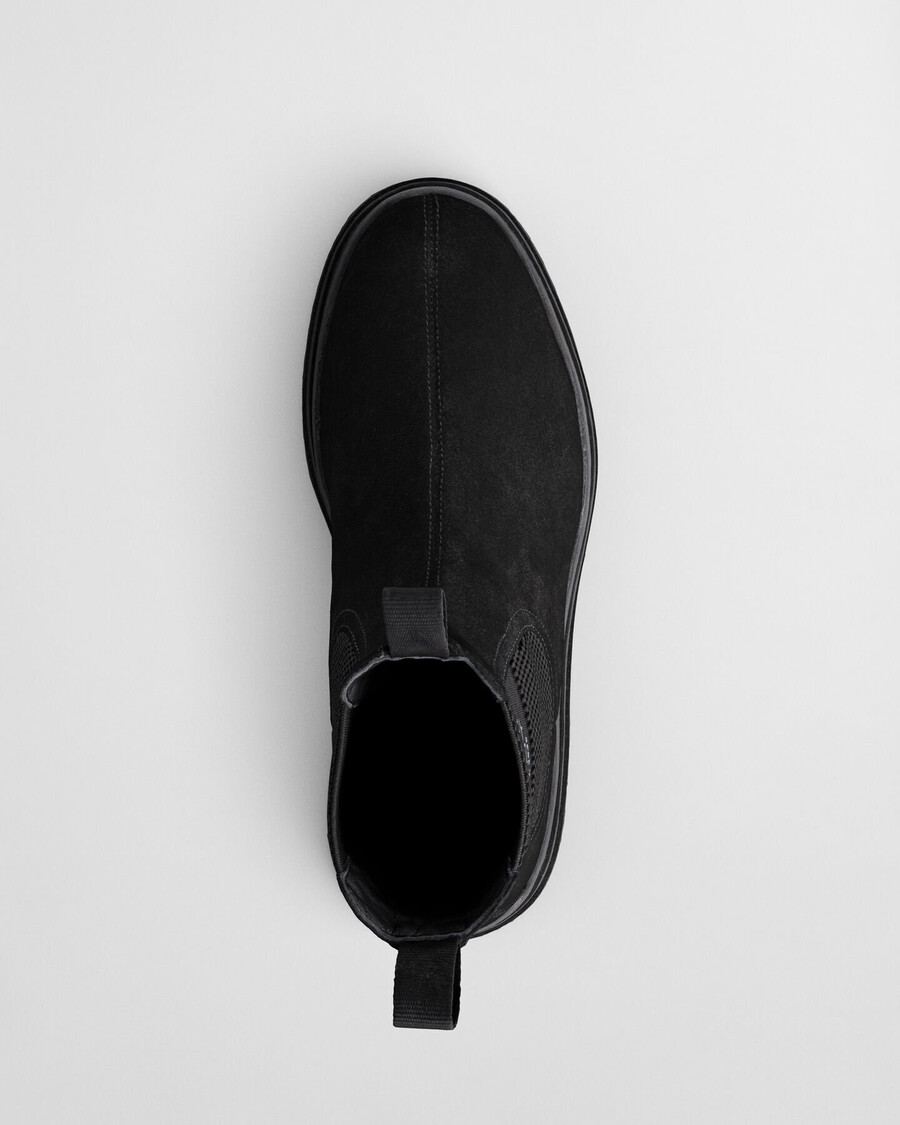 blistown suede chelsea boots - black