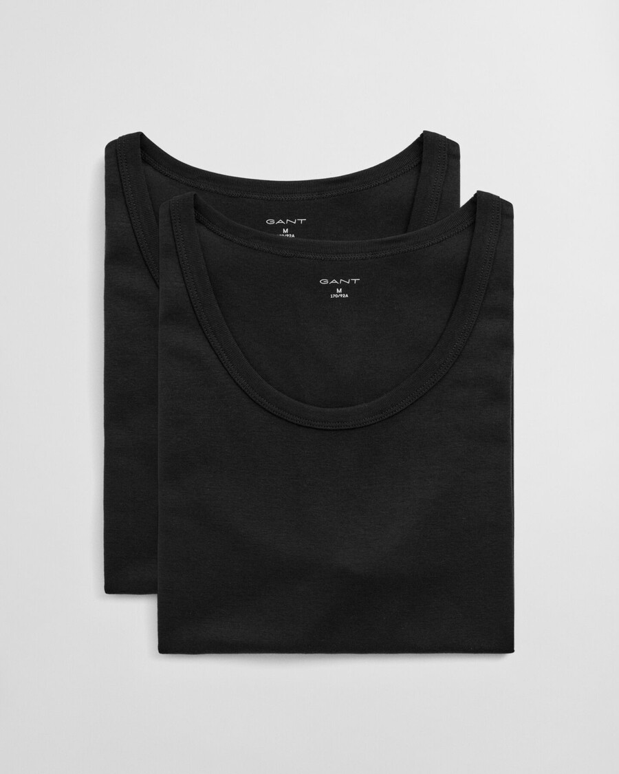2pack tank top - black