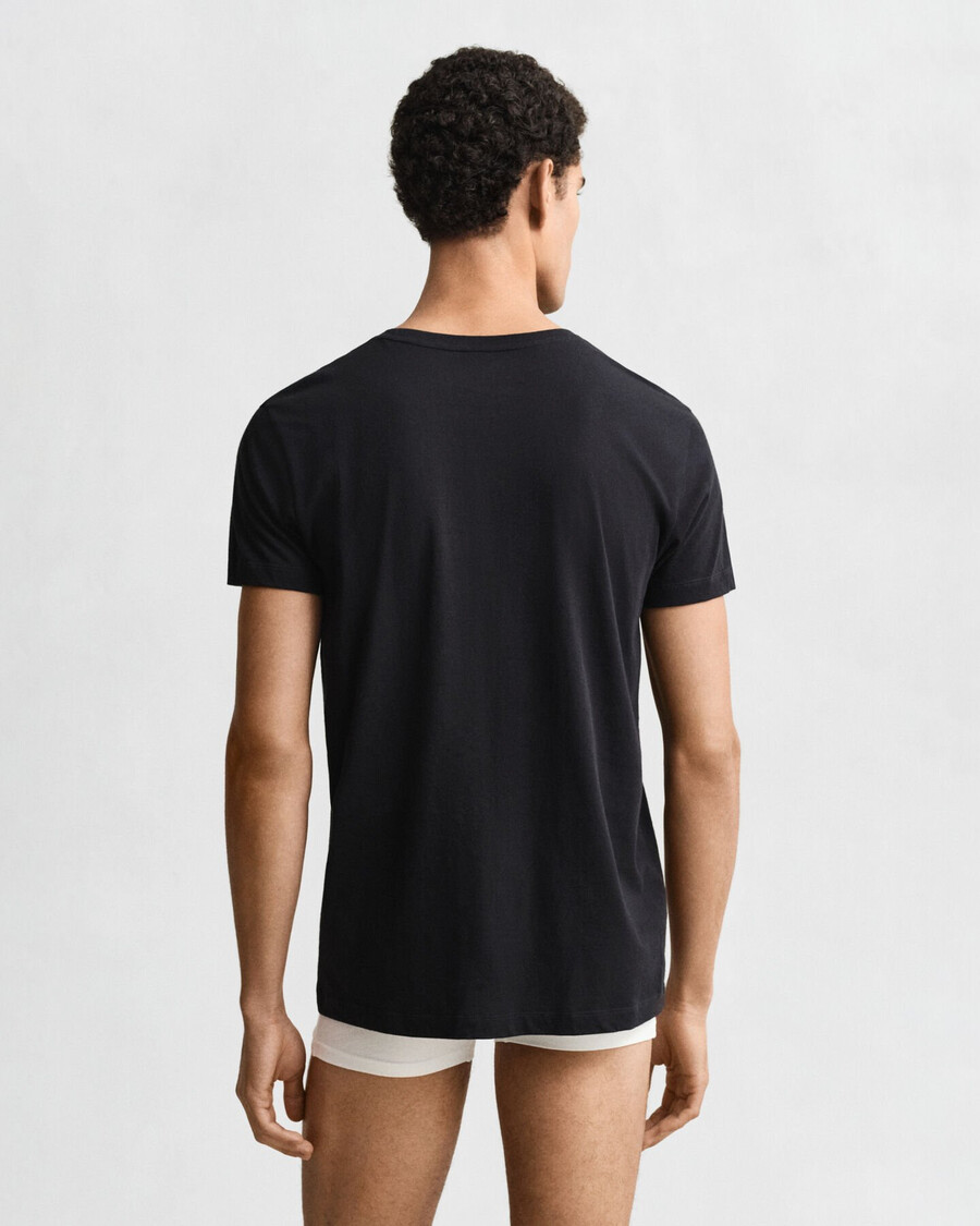 2pack crew neck tshirts - black