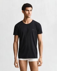 2pack crew neck tshirts - black
