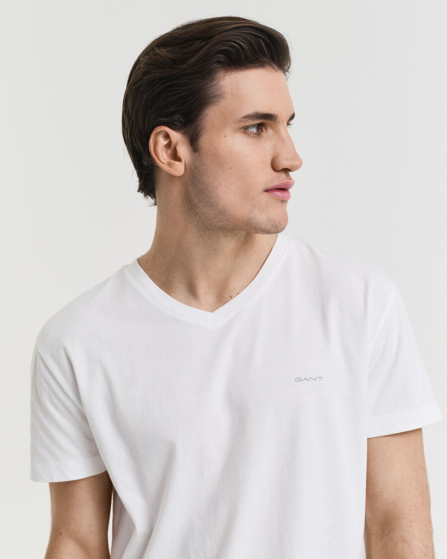 2pack vneck tshirts - white
