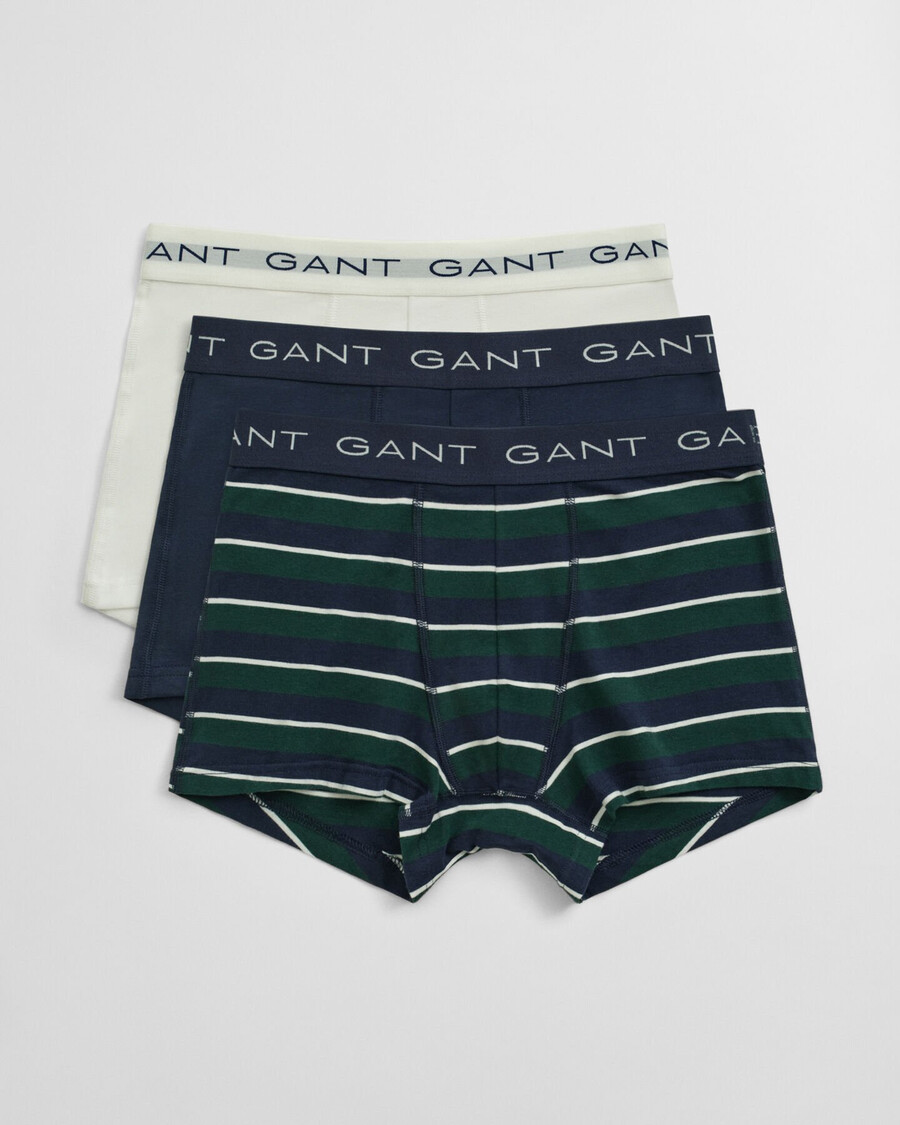 3pack multistriped trunks - tartan green