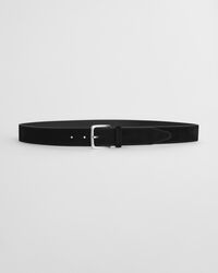 classic suede belt - black