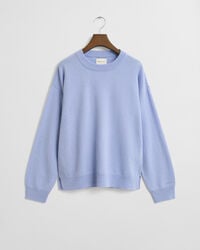 superfine lambswool crew neck sweater - clear sky