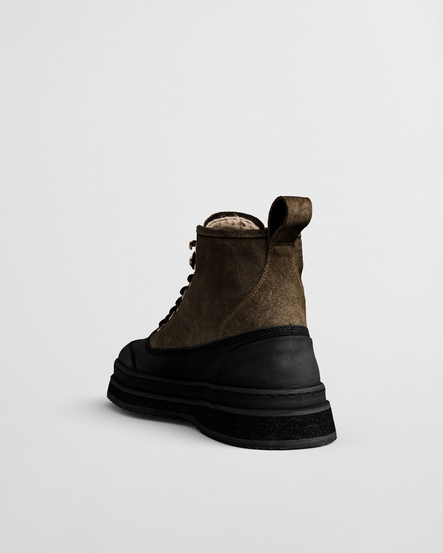 blistown suede laceup boots - warm khaki