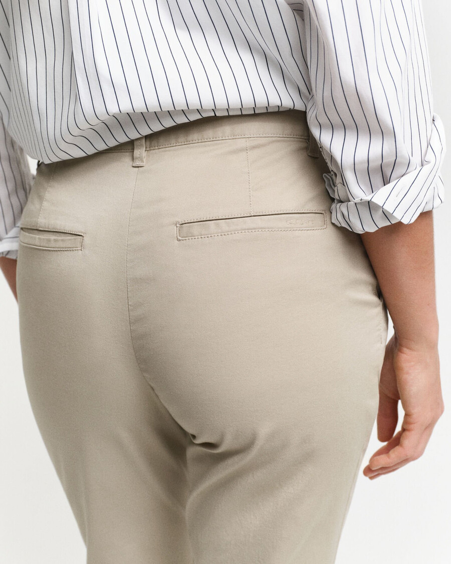 slim fit chinos - dry sand
