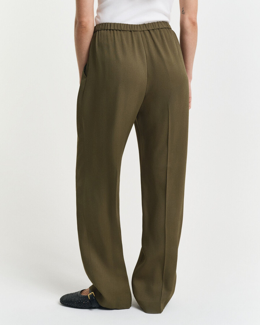fluid pants - moss green