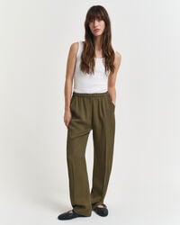 fluid pants - moss green