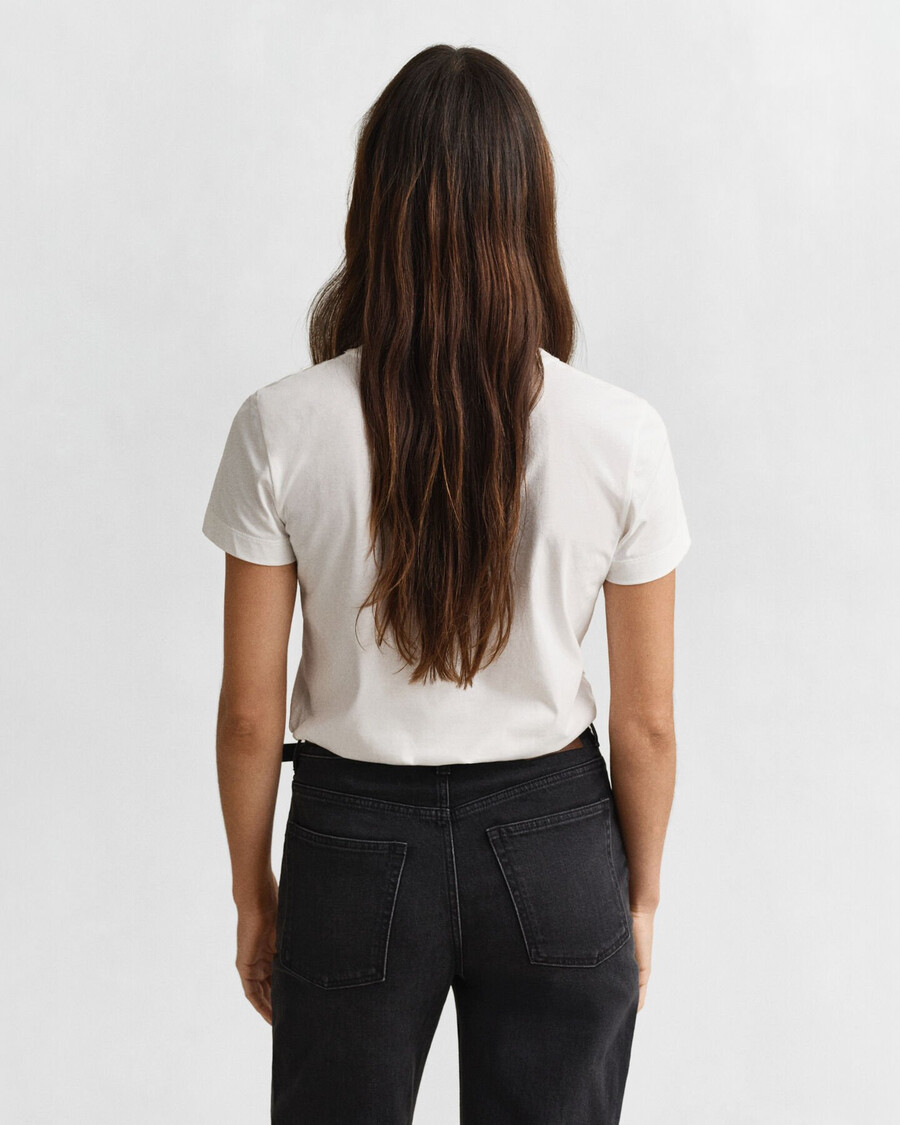 shield tshirt - white
