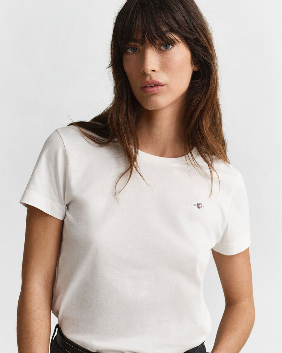 shield tshirt - white