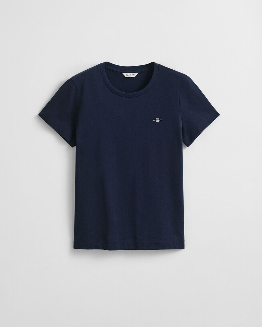 shield tshirt - evening blue