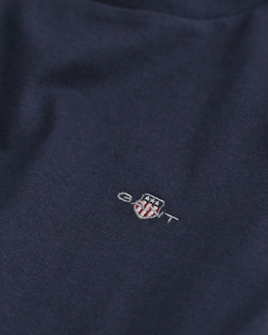 shield tshirt - evening blue