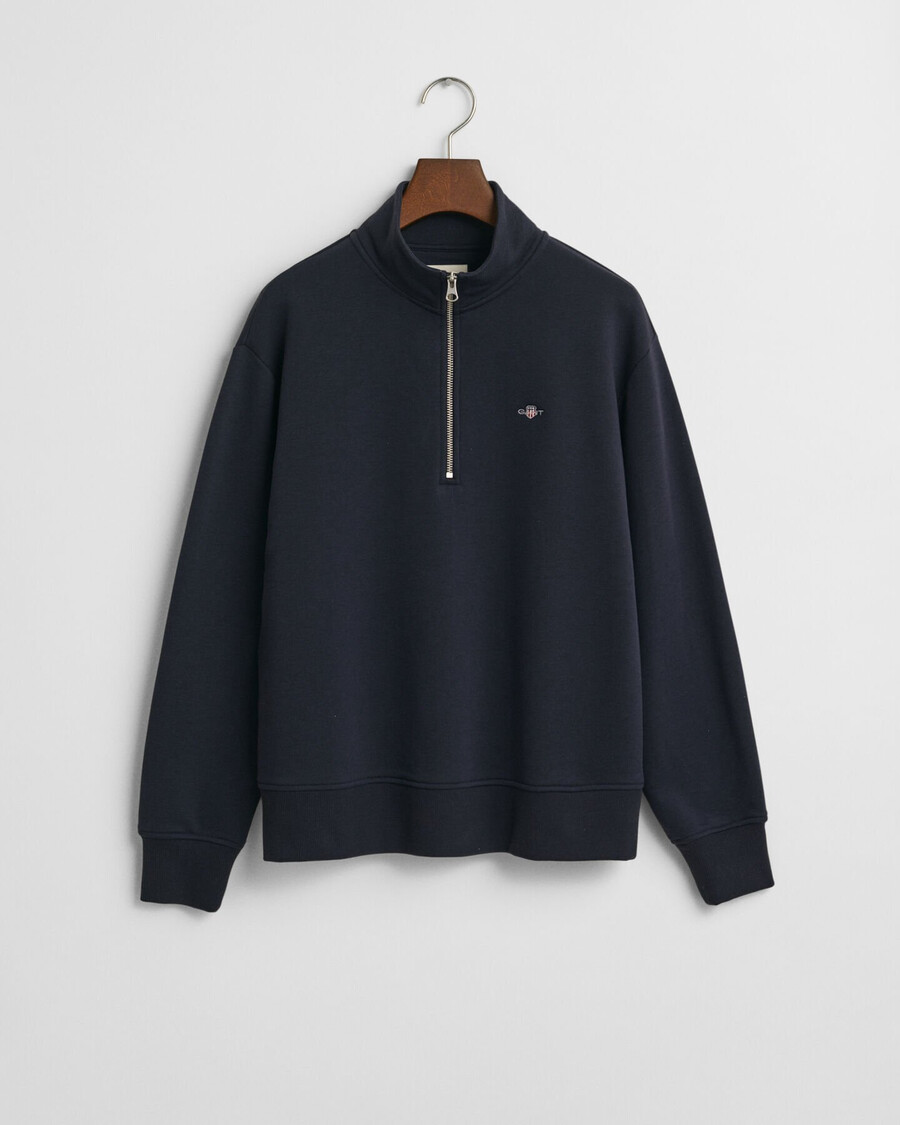 shield half zip sweatshirt - evening blue