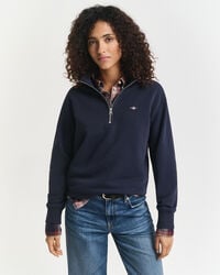 shield half zip sweatshirt - evening blue
