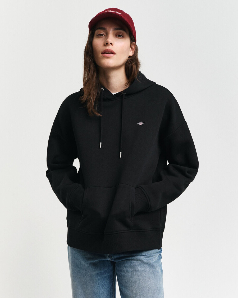 shield hoodie - black