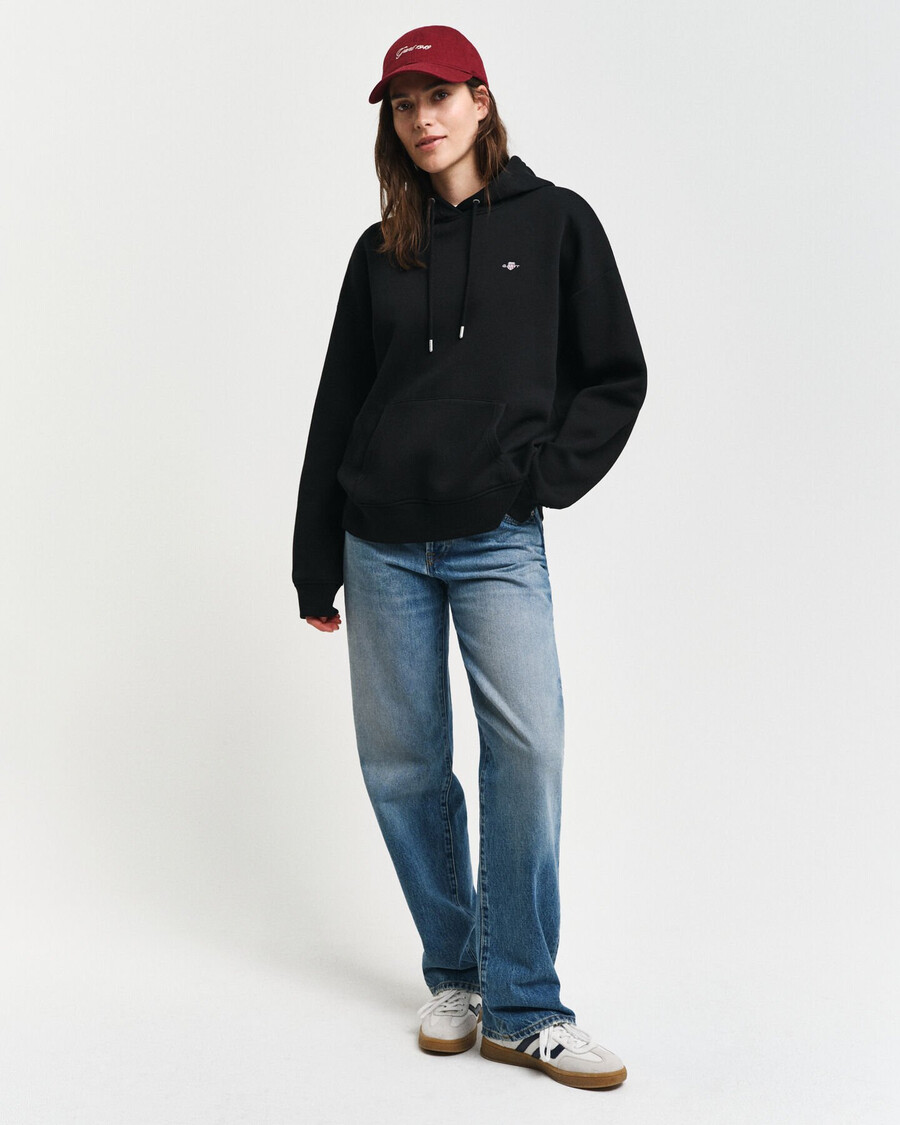 shield hoodie - black
