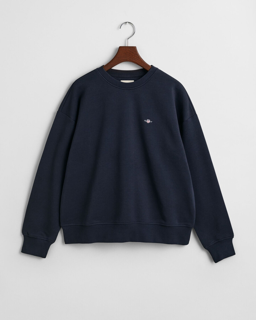 shield crew neck sweatshirt - evening blue