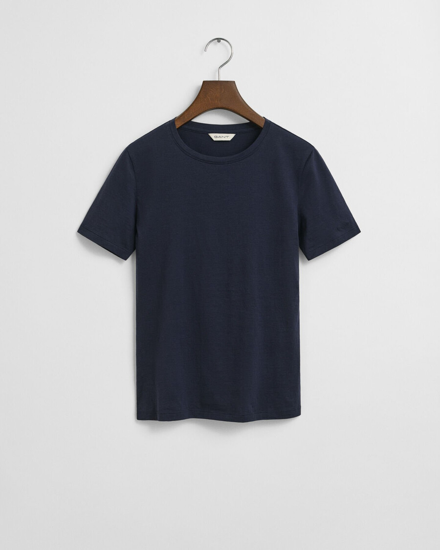 light cotton tshirt - evening blue