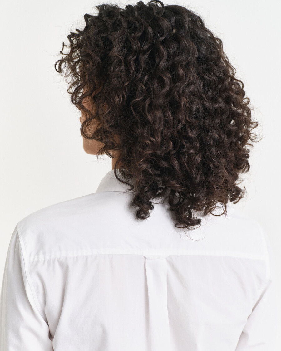 regular fit classic poplin shirt - white