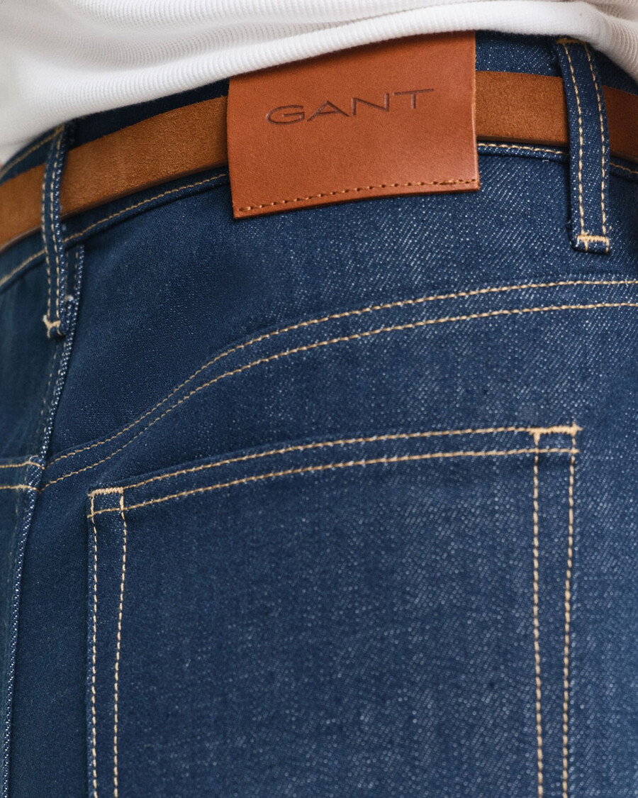 denim skirt - mid blue