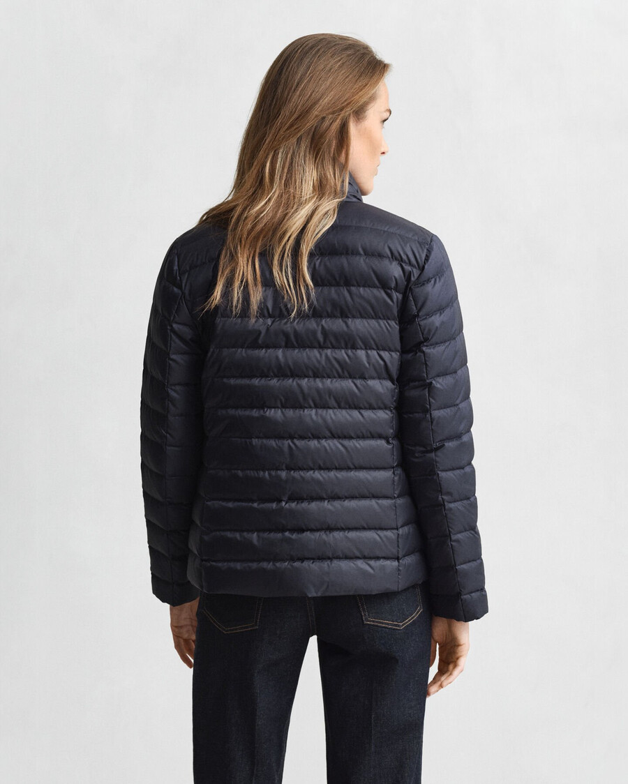light down jacket - evening blue