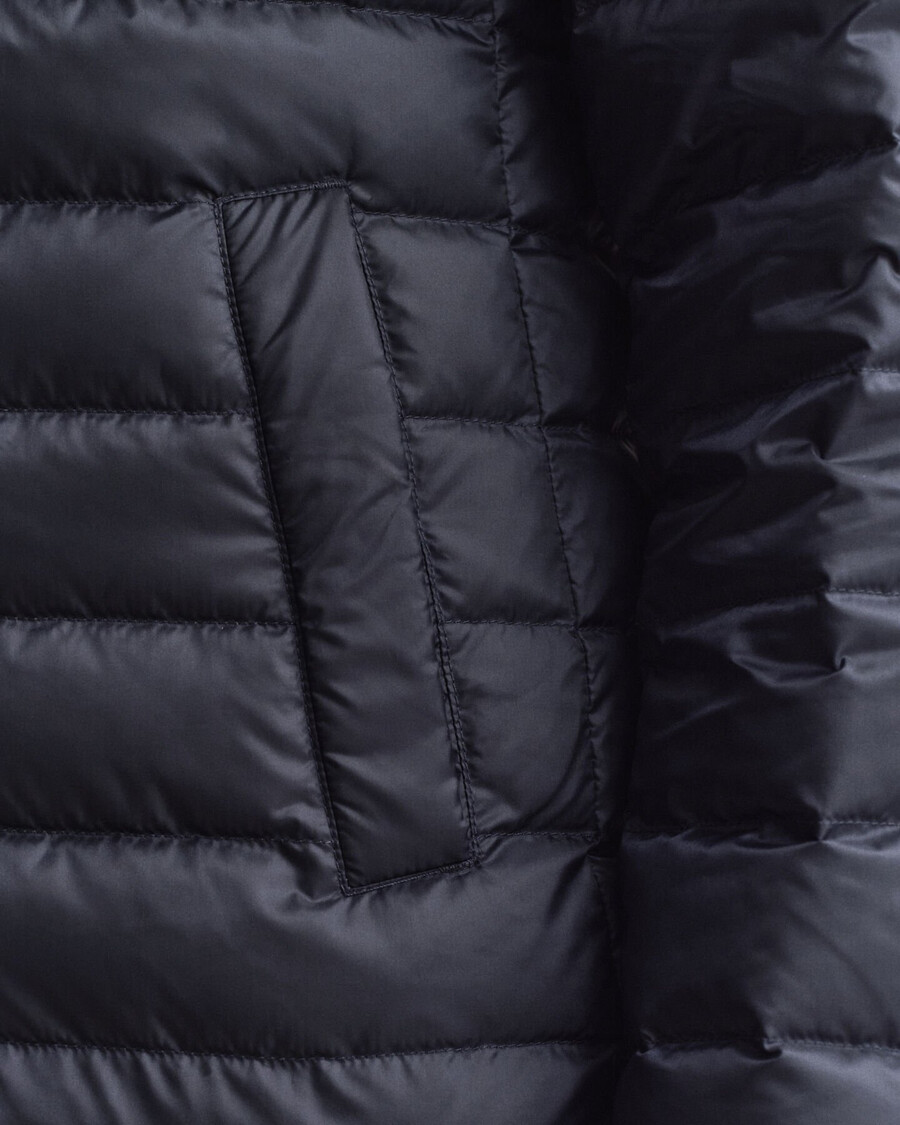 light down jacket - evening blue
