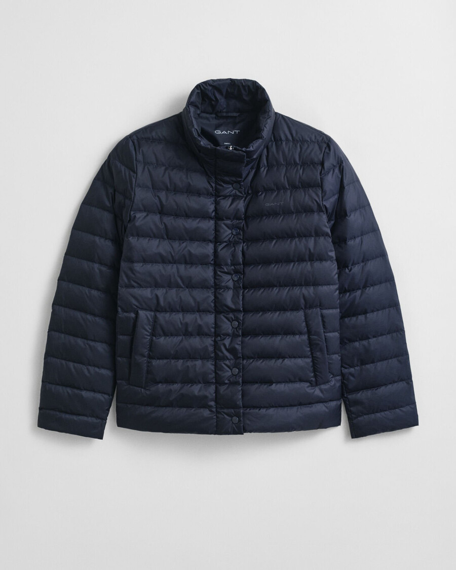 light down jacket - evening blue