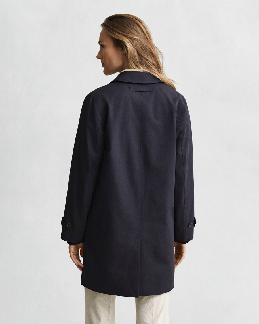 car coat - evening blue