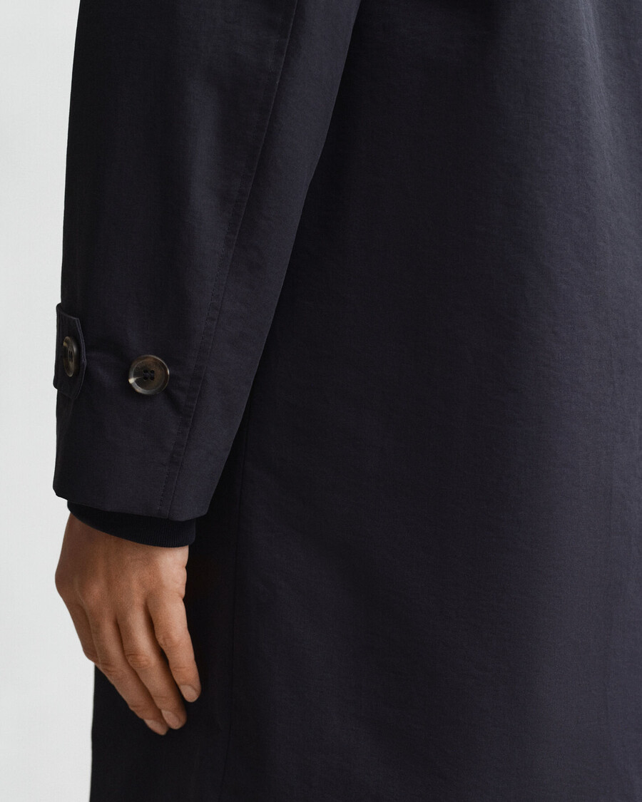 car coat - evening blue