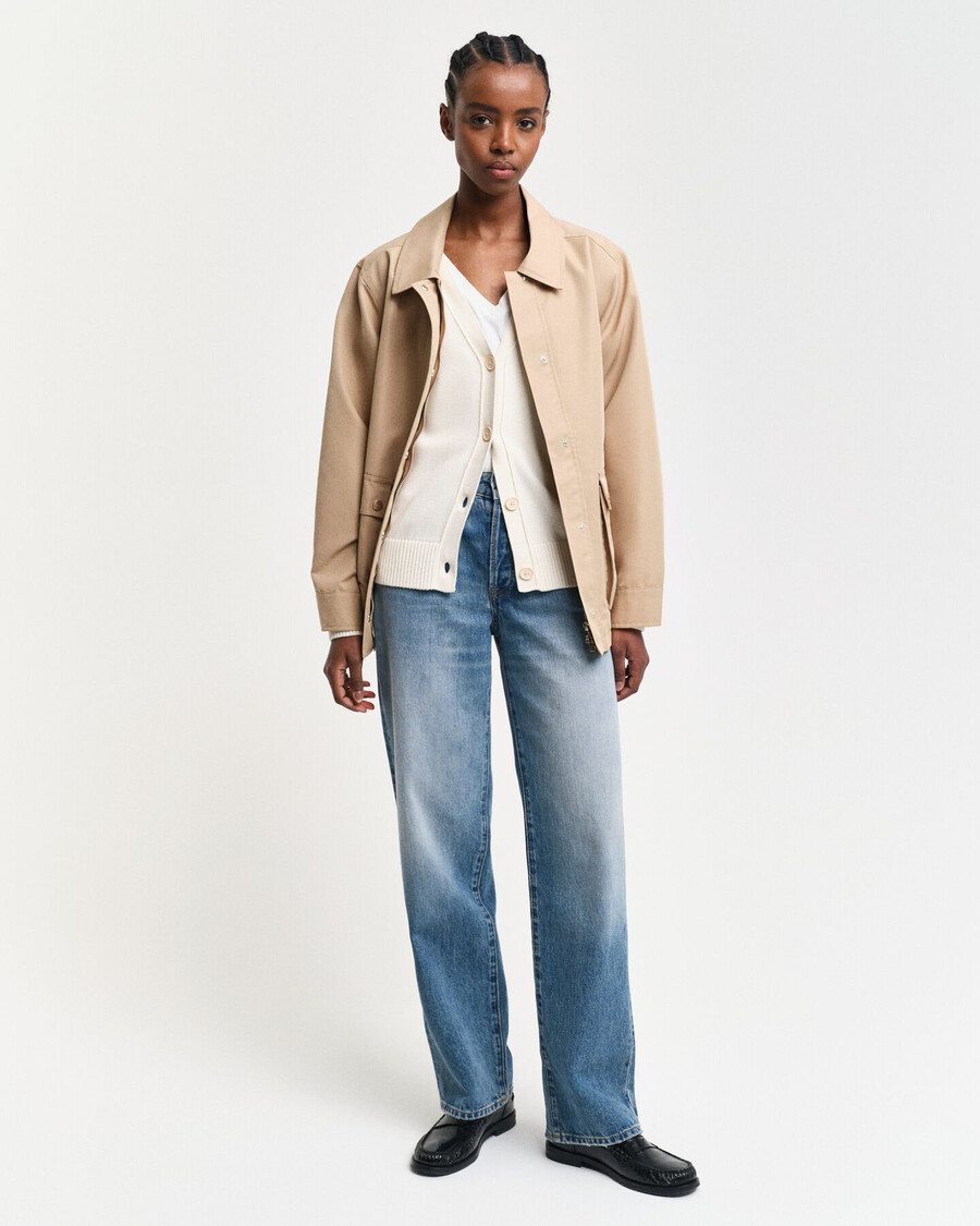 classic cotton cardigan - cream