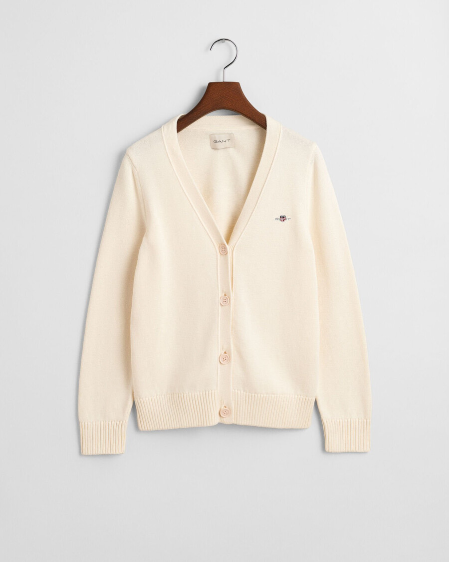 classic cotton cardigan - cream