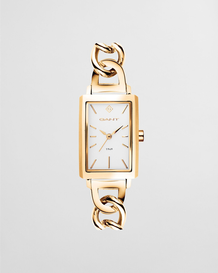 utica watch - white